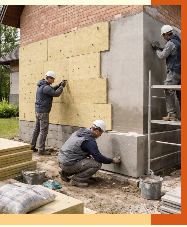 Утепление частного дома в Ухте под ключ от 7594 руб/м2 — недорого | ТепломастерХта