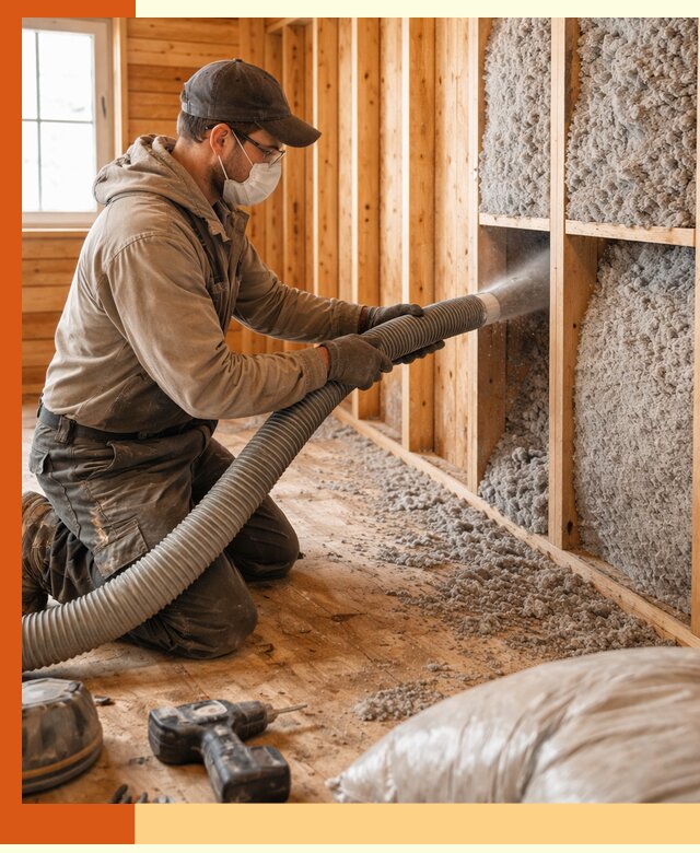 Утепление дачного дома эковатой в Ухте — быстро и надёжно