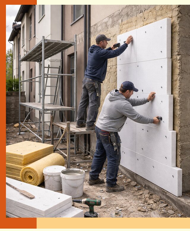 Утепление таунхауса с гарантией комфорта в Ухте