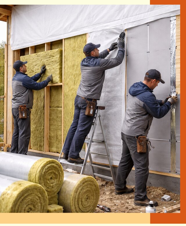 Утепление каркасного дома в Ухте от 4253 руб./м2 — профессионально | ТепломастерХта