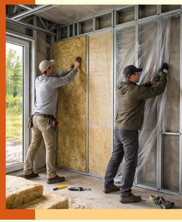 Утепление дома из ЛСТК в Ухте с гарантией качества и эффективности