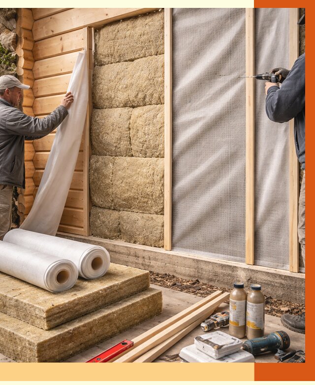 Утепление дома из минибруса в Ухте от 4556 руб/м2 — заказать профессионально | ТепломастерХта