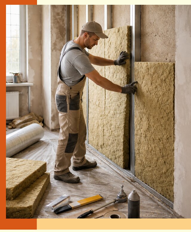 Утепление квартиры в Ухте — комплексная теплоизоляция стен и полов