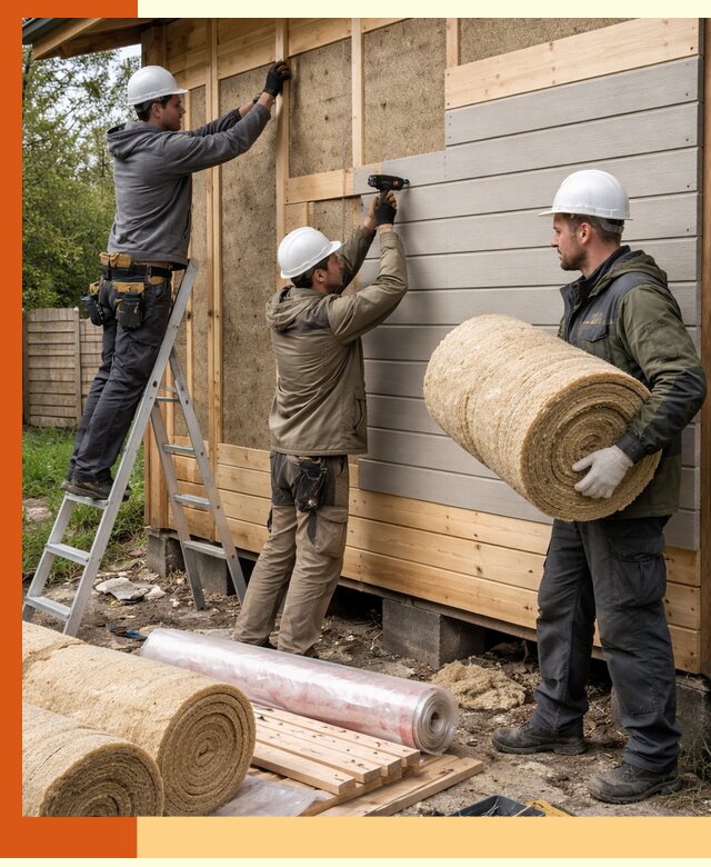 Утепление бани снаружи в Ухте профессионально и надежно