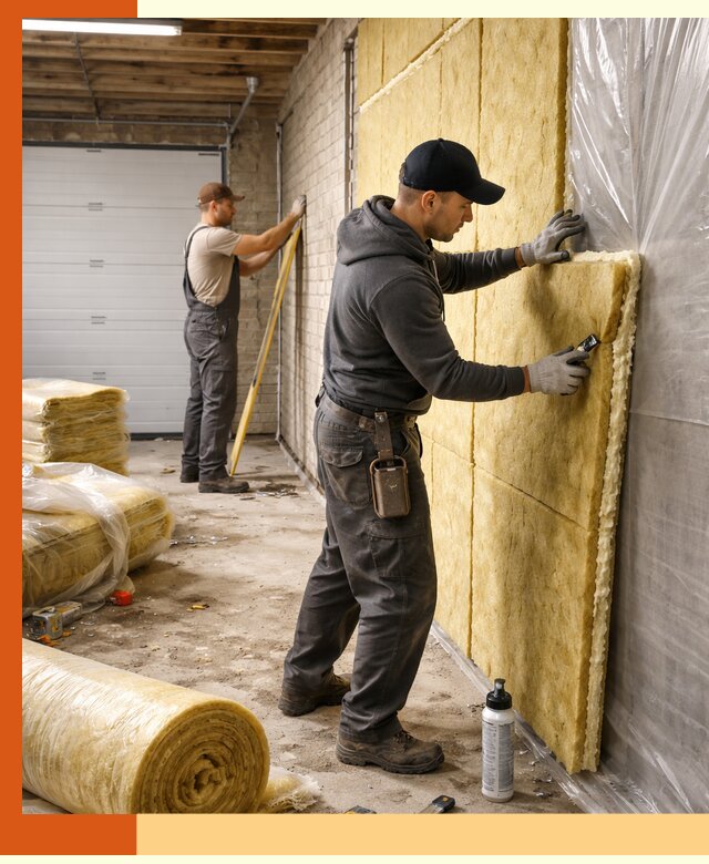 Утепление гаража под ключ в Ухте — все виды теплоизоляции