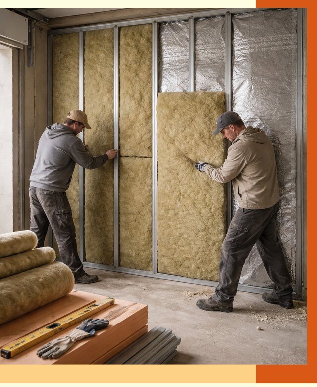 Утепление гаража изнутри в Ухте от 7594 руб/м2 — работы и цена | ТепломастерХта