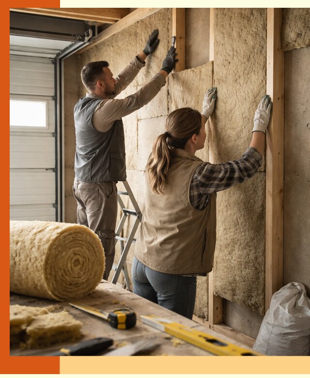 Утепление гаража изнутри в Ухте: быстро и надежно