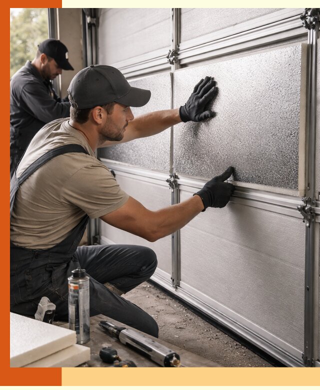 Утепление гаражных ворот в Ухте качественно и надежно