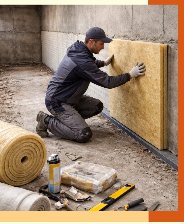 Утепление фундамента изнутри в Ухте от 4253 руб./м2 — работы под ключ | ТепломастерХта