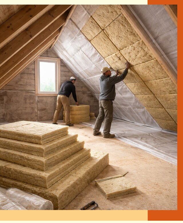 Утепление мансарды в Ухте от 2531 руб/м2 — комплексно и под ключ | ТепломастерХта