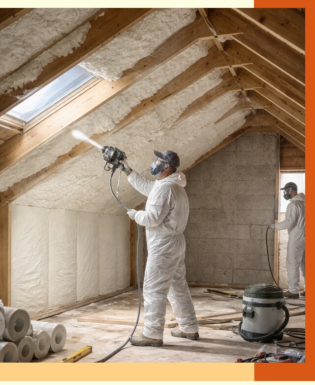 Утепление мансарды ППУ в Ухте от 2784 руб./м² — заказать под ключ | ТепломастерХта