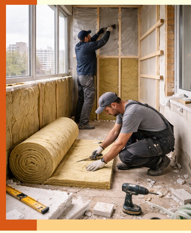 Утепление балкона под ключ в Ухте качественно и быстро