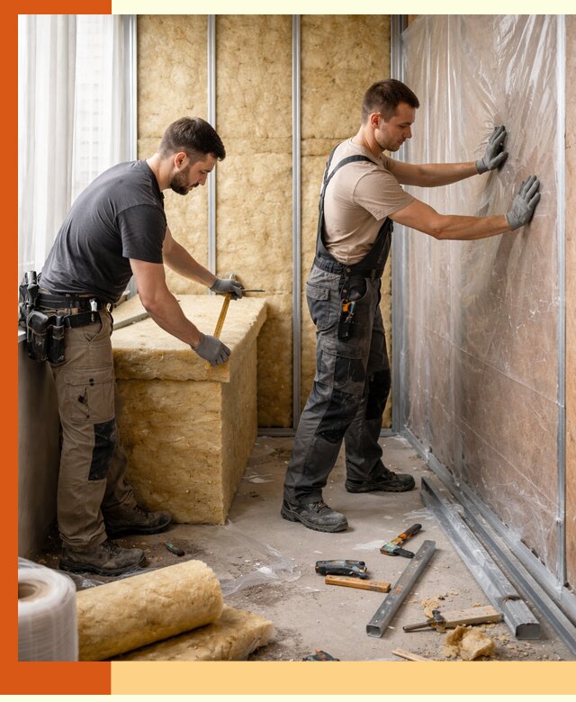 Профессиональное утепление лоджии в Ухте эффективно и надежно