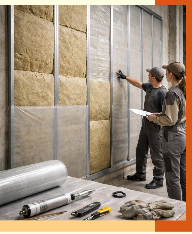 Утепление склада химсырья в Ухте от 4556 руб. под ключ | ТепломастерХта