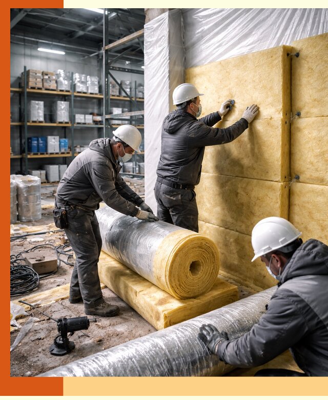 Утепление склада химсырья в Ухте: безопасная и эффективная изоляция