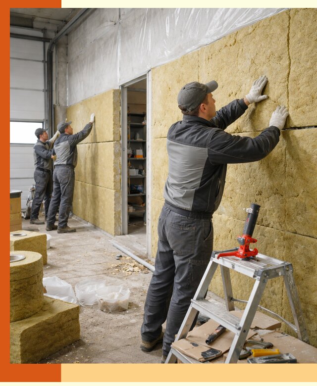 Утепление автосервиса и мастерских в Ухте качественно и надёжно