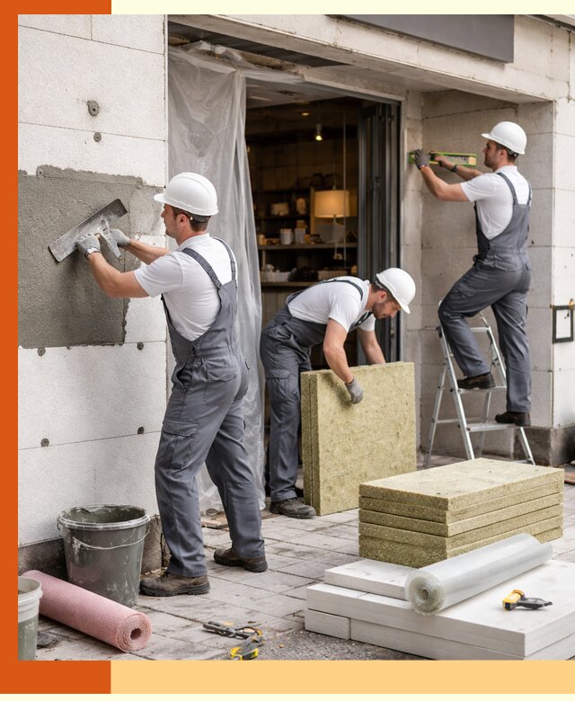 Утепление кафе в Ухте: профессиональная теплоизоляция и монтаж