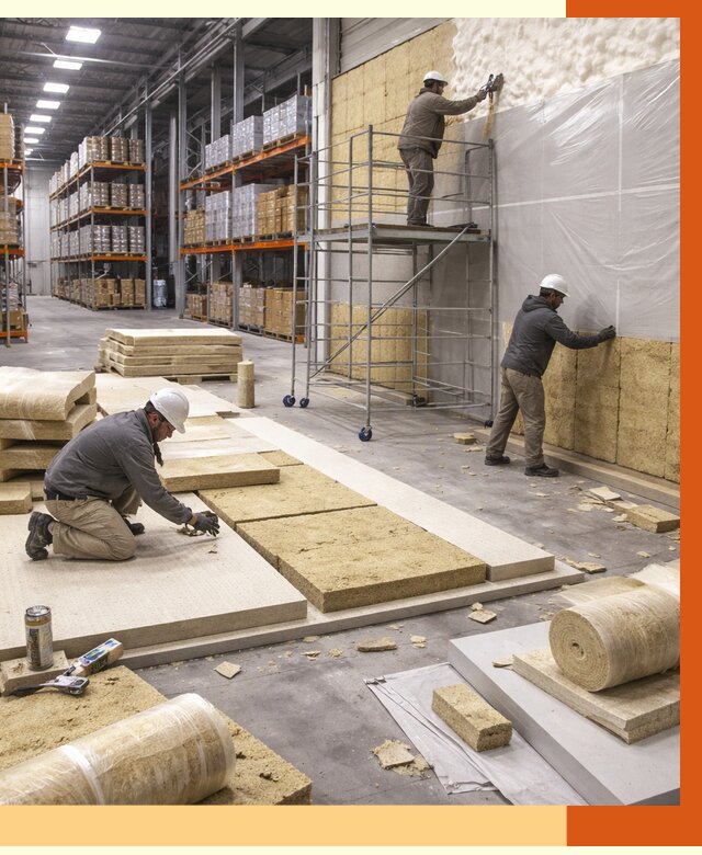 Утепление складского терминала в Ухте от 7594 руб./м² под ключ | ТепломастерХта