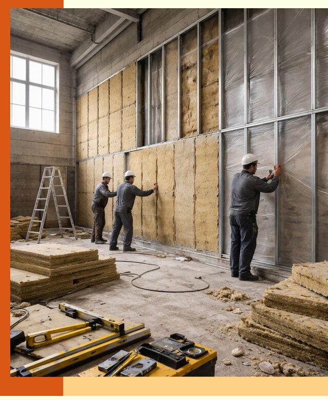 Утепление спортивного зала в Ухте качественно и недорого