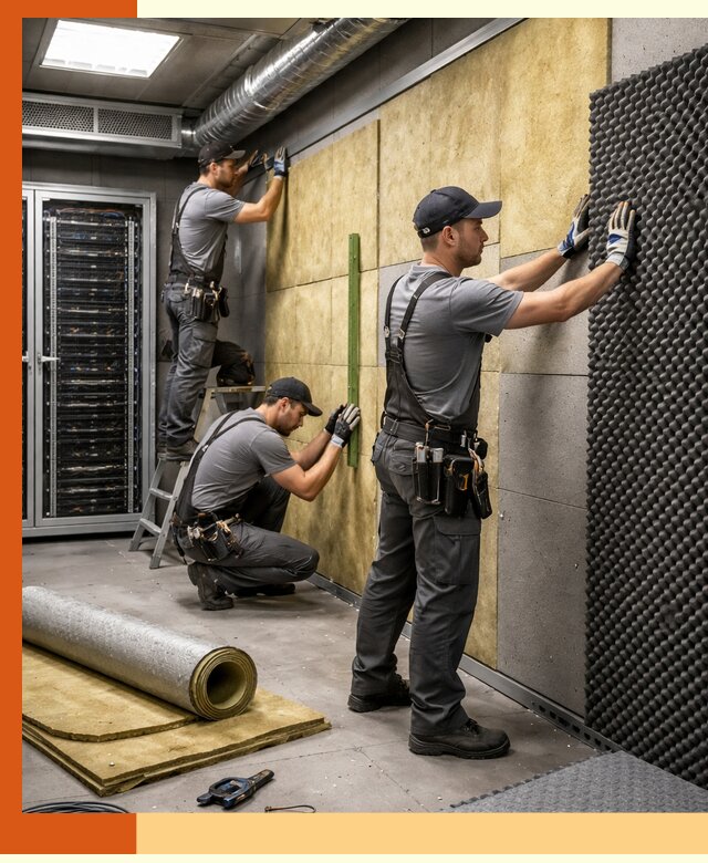 Утепление серверной комнаты профессионально в Ухте