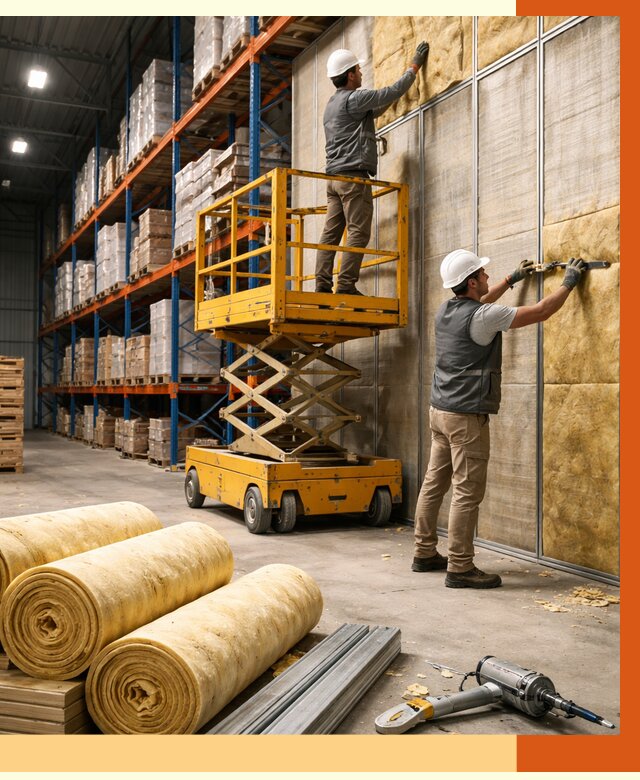 Утепление торгового склада в Ухте от 3240 руб/м2 — комплексно и под ключ | ТепломастерХта