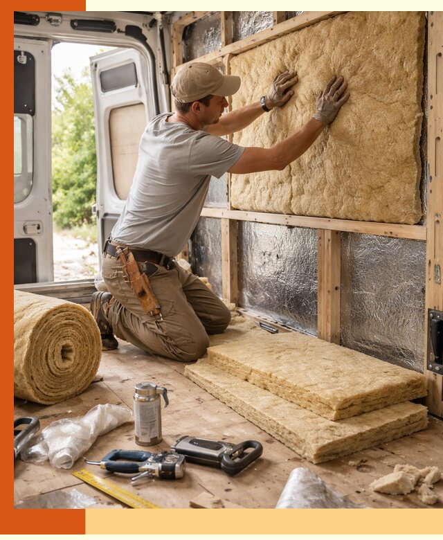 Утепление кемпера под ключ в Ухте с гарантией качества