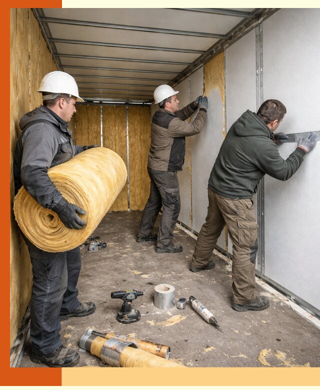Утепление рефрижераторного контейнера в Ухте профессионально и надежно