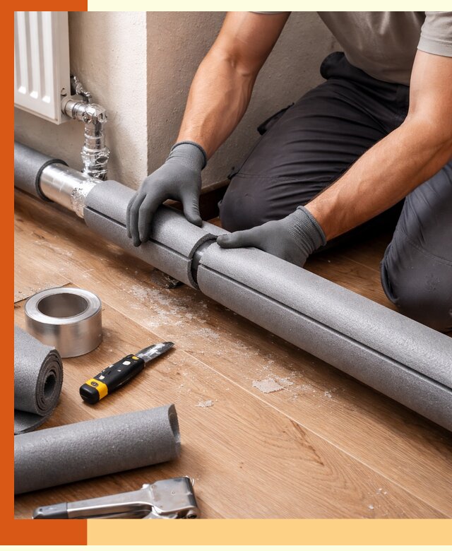 Утепление труб отопления в Ухте: теплоизоляция и защита сети