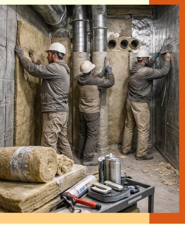 Утепление венткамеры в Ухте под ключ от 1468 руб. — профессионально | ТепломастерХта