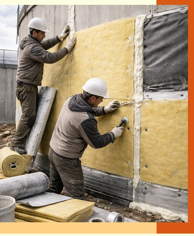 Утепление резервуара в Ухте от 27844 руб/м2 — монтаж ППУ и комплекс под ключ | ТепломастерХта