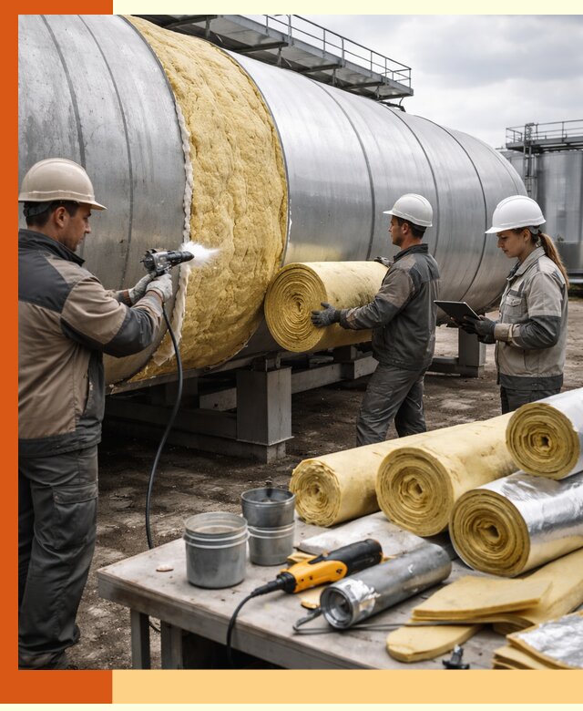 Утепление цистерны в Ухте — утеплители и монтаж под ключ