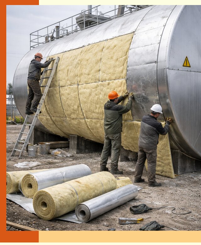 Утепление резервуаров с топливом в Ухте надежно и экономично