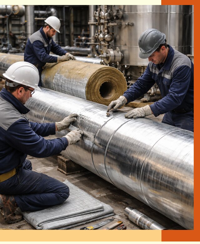 Утепление технологического оборудования в Ухте от 4253 руб. за м2 | ТепломастерХта