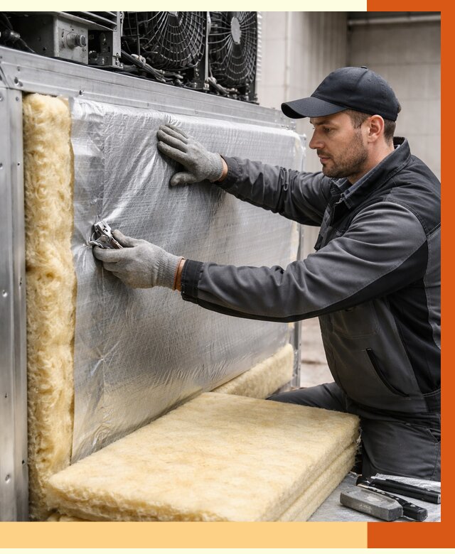 Утепление холодильного агрегата в Ухте от 8606 руб. под ключ | ТепломастерХта