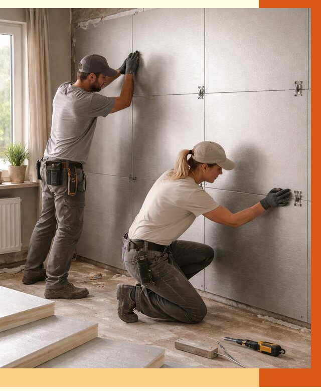 Утепление PIR панелями в Ухте от 4253 руб. под ключ | ТепломастерХта