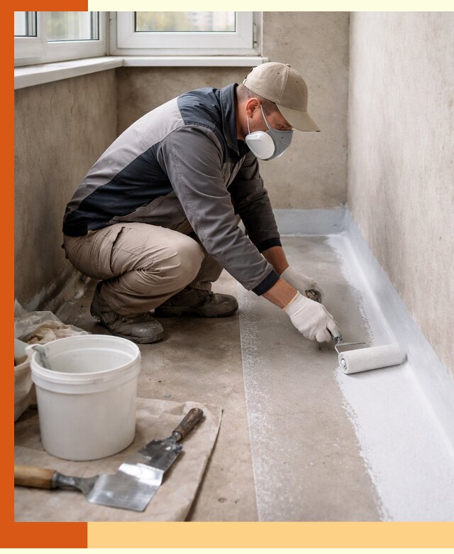 Утепление балкона жидкой теплоизоляцией в Ухте