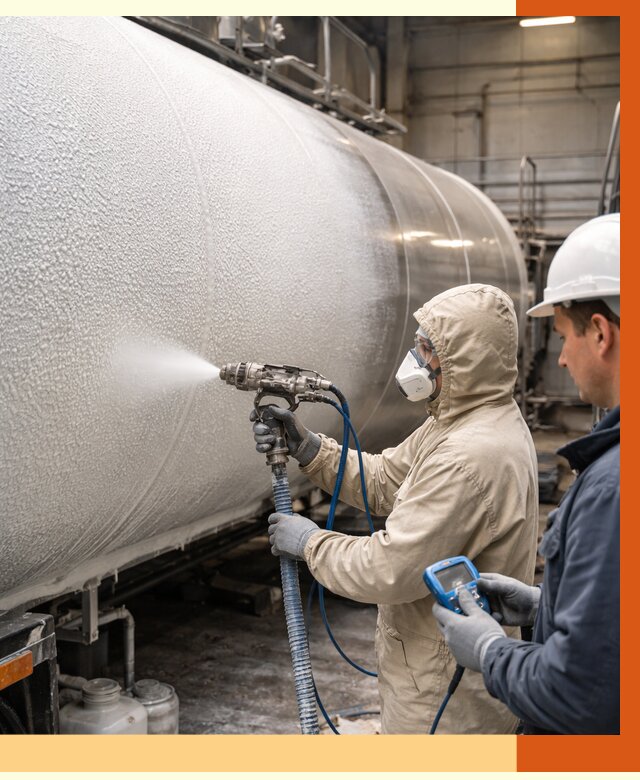 Утепление автоцистерны жидкой теплоизоляцией в Ухте от 14681 руб. под ключ | ТепломастерХта