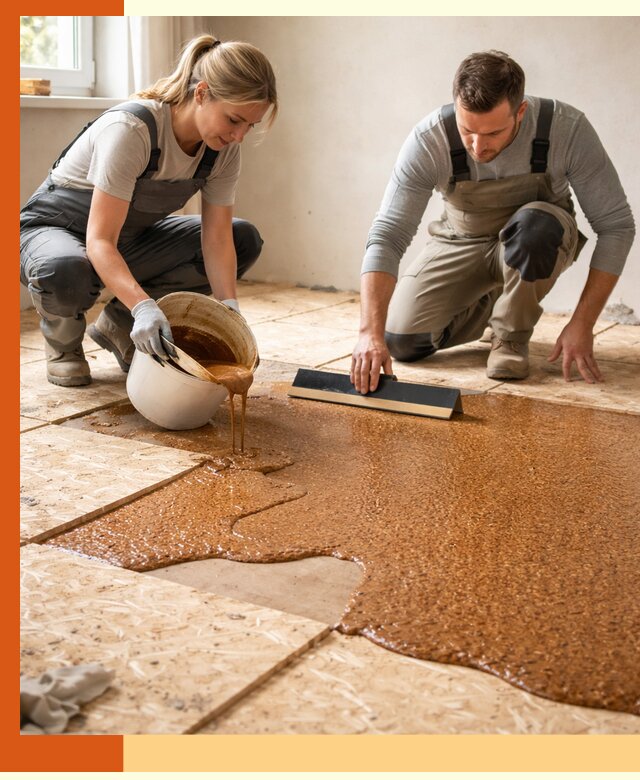 Утепление пола жидкой пробкой в Ухте для квартир и домов