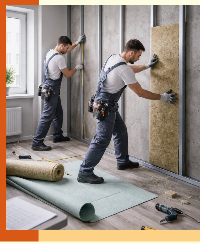 Шумоизоляция квартиры под ключ в Ухте — профессионально и гарантированно