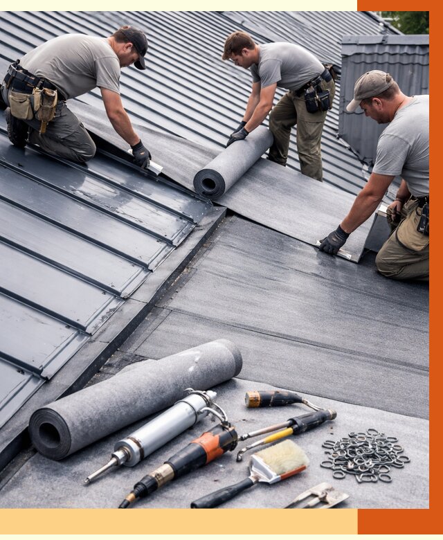 Гидроизоляция металлической кровли полимочевиной в Ухте от 8606 руб. | ТепломастерХта