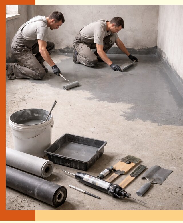 Гидроизоляция пола в Ухте — надежная защита от влаги и протечек