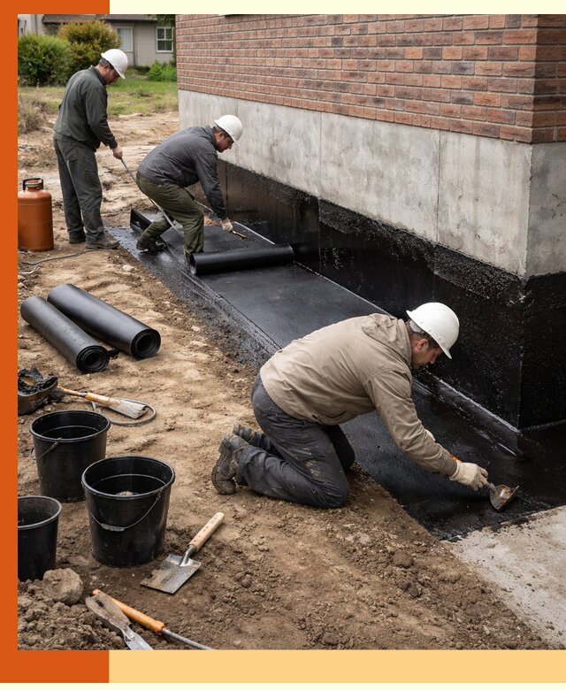 Гидроизоляция фундамента в Ухте: надежная защита строений