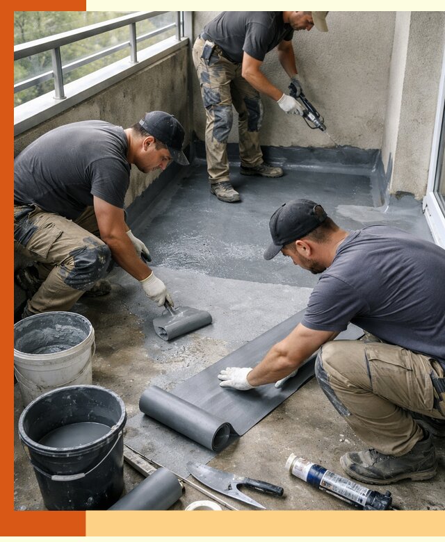 Гидроизоляция балкона в Ухте: надежная защита от протечек