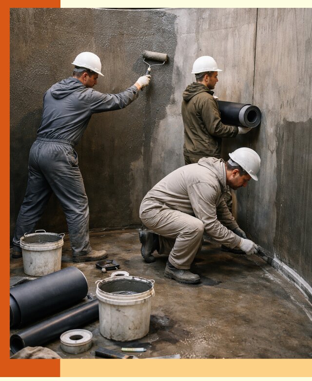 Гидроизоляция резервуара профессионально в Ухте