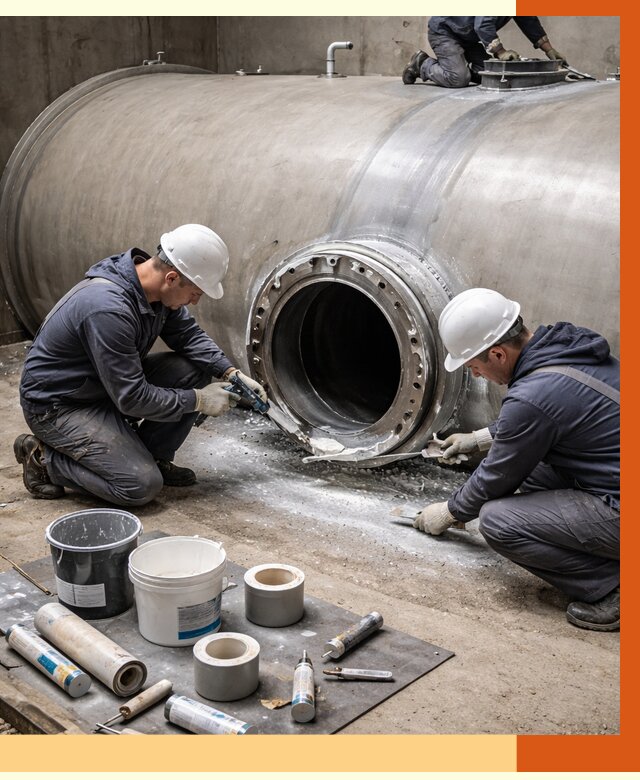 Гидроизоляция резервуара с топливом в Ухте от 75938 руб. под ключ | ТепломастерХта