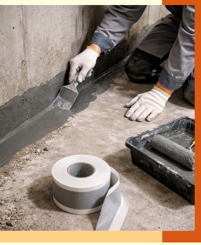 Гидроизоляция швов и герметизация стыков в Ухте от 1266 руб. | ТепломастерХта