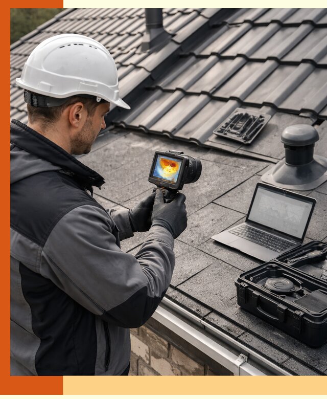 Тепловизионное обследование кровли в Ухте для выявления дефектов