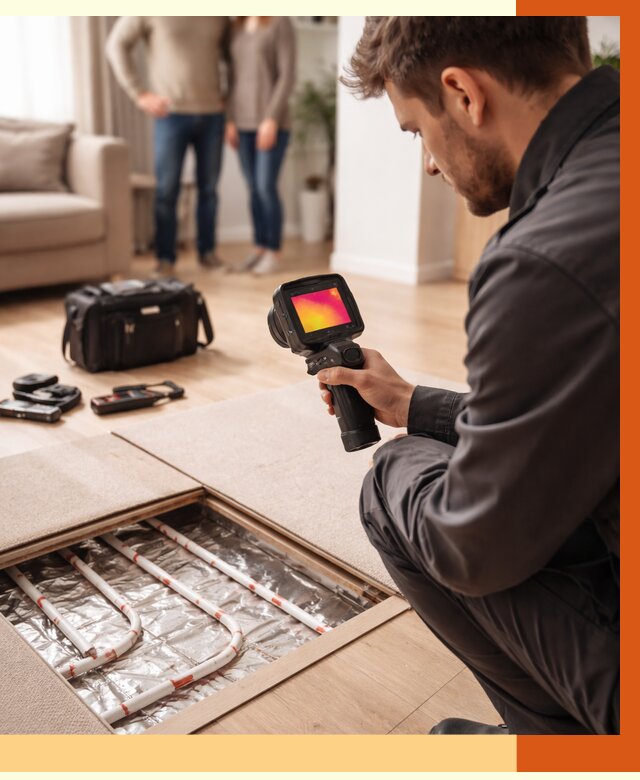 Тепловизионное обследование теплого пола в Ухте от 4556 руб. — ТепломастерХта