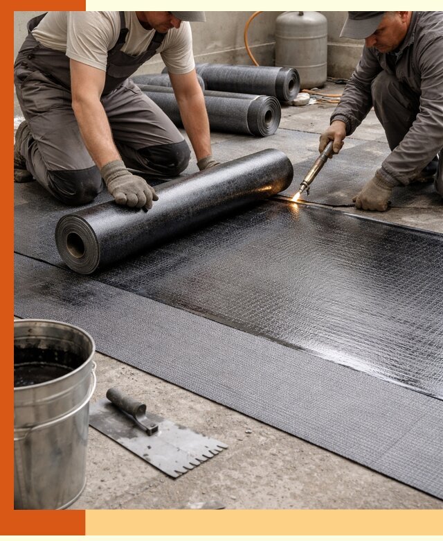Монтаж гидроизоляционной мембраны в Ухте для зданий и конструкций
