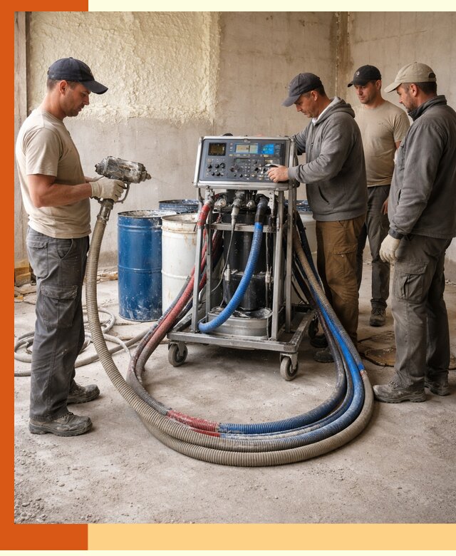 Аренда установки для напыления ППУ в Ухте на выгодных условиях